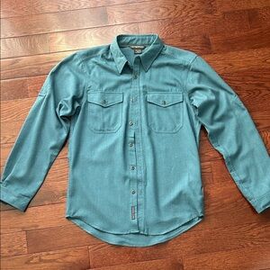 Exofficio Teal Casual Button Down Shirt